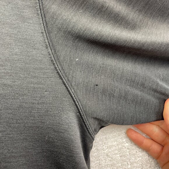 Shimano Cycling / Fishing Outdoors Athletic Hoodie Men Sz L Black w/ Blue Logo** - Picture 7 of 16